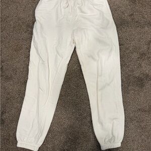 Garage White Jogger Pants